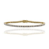 14KT Yellow Gold 1.00CT Diamond Tennis Bracelet