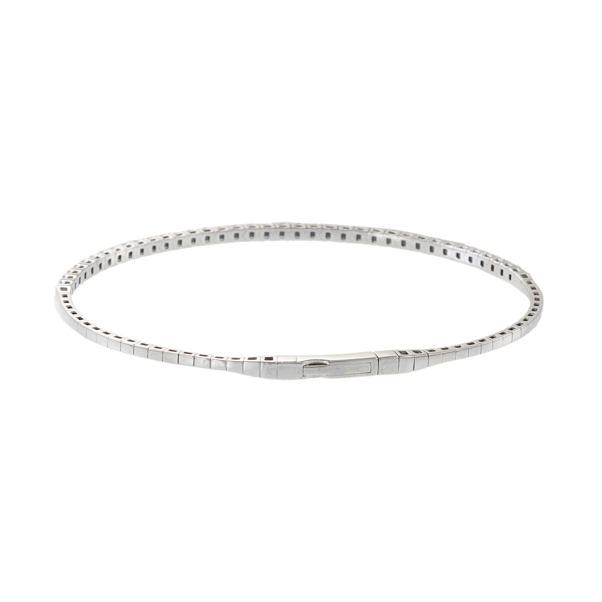 14KT White Gold Diamond Flex Bangle (1 ct. tw.)