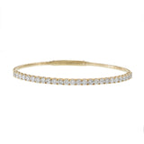 14KT Yellow Gold Flexible Diamond Bracelet – 3.00 CT-TW