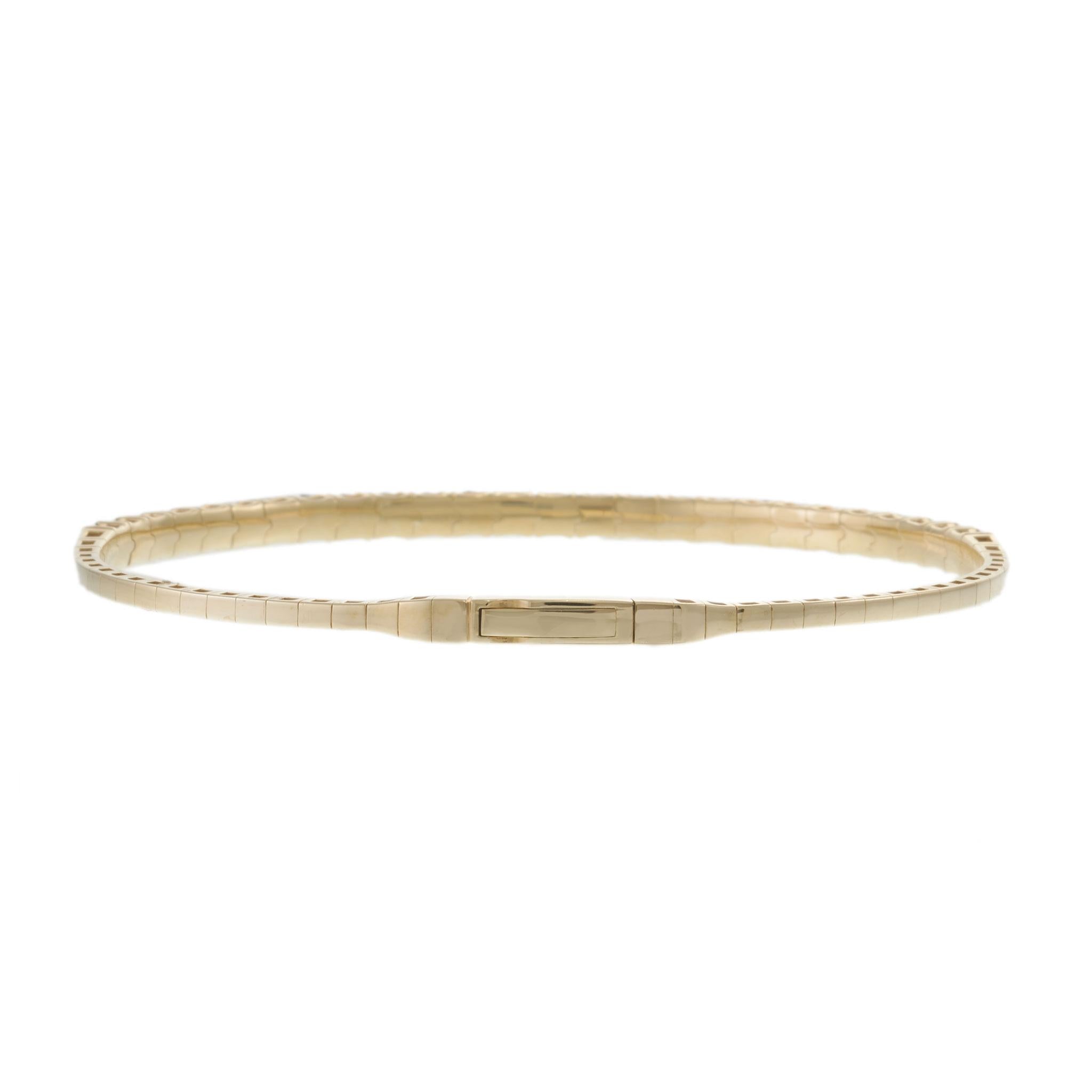 14KT Yellow Gold Flexible Diamond Bracelet – 3.00 CT-TW