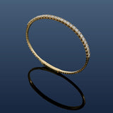 14KT Yellow Gold Flexible Diamond Bracelet – 3.00 CT-TW