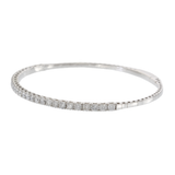 14KT White Gold Diamond Flex Bangle (2ct. tw.)