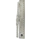 Retro 14KT White Gold Chevron Diamond Bracelet
