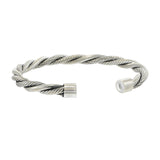 Louis Martin Sterling Silver Braided Twist Open Bangle