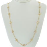 14KT Yellow Gold Diamonds by the Yard Necklace – 18 Inches, 3.00CTW