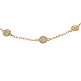 14KT Yellow Gold Diamonds by the Yard Necklace – 18 Inches, 3.00CTW