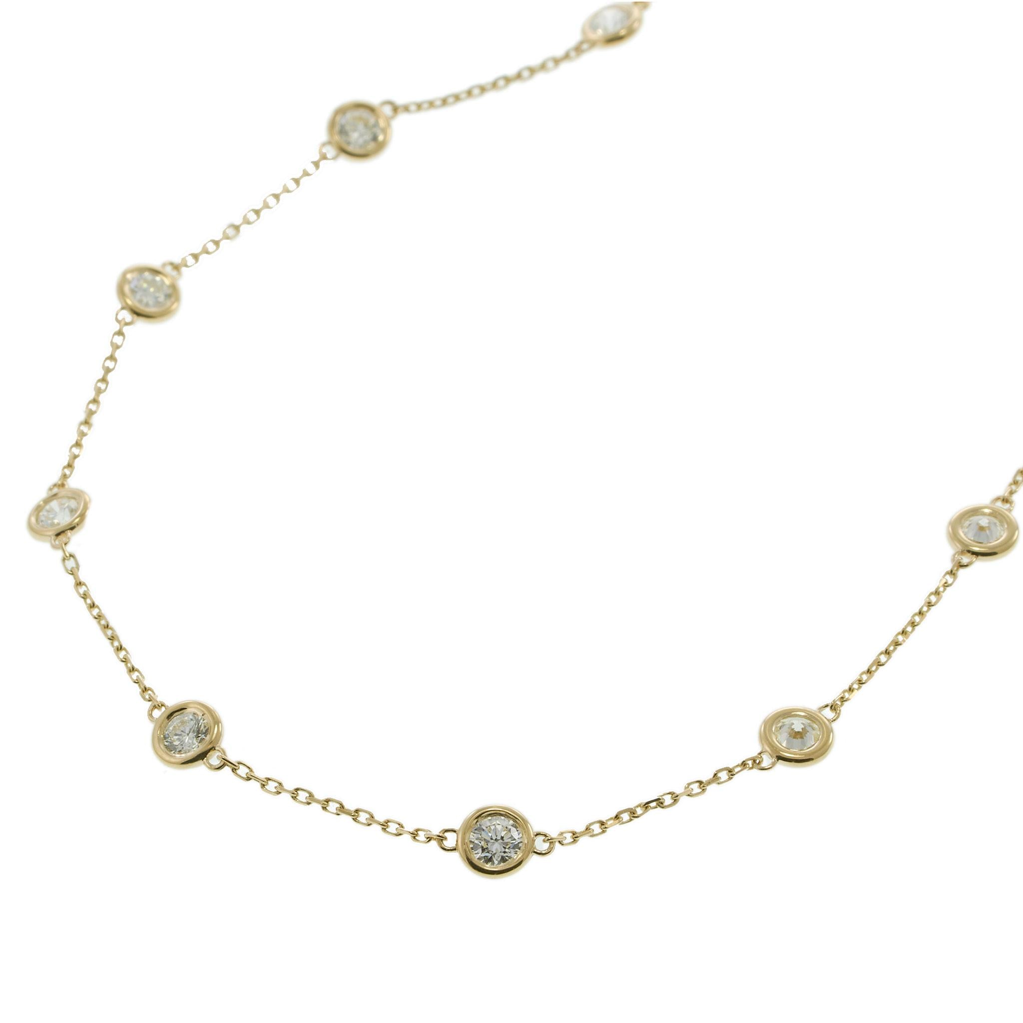 14KT Yellow Gold Diamonds by the Yard Necklace – 18 Inches, 3.00CTW