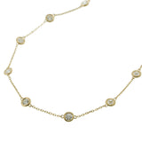 14KT Yellow Gold Diamonds by the Yard Necklace – 18 Inches, 3.00CTW