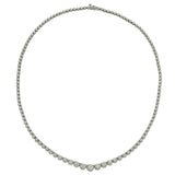 Platinum Diamond Tennis Necklace – 6.00CTW