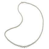 Platinum Diamond Tennis Necklace – 6.00CTW
