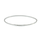 14KT White Gold Flexible Diamond Bangle – 3/4CT-TW