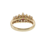 Vintage 1970’s 14KT Yellow Gold Ruby and Diamond Ring