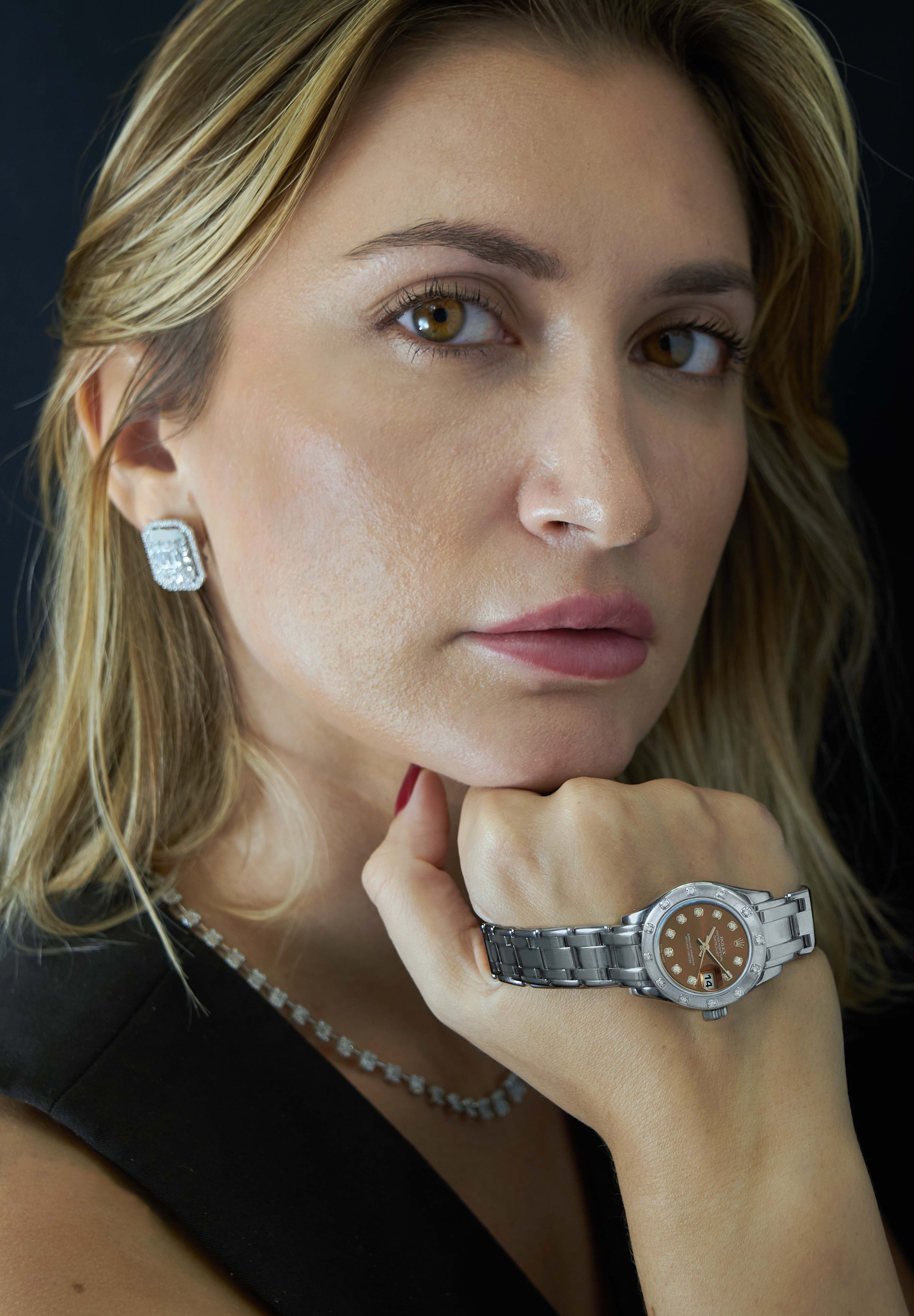 Rolex Lady-Datejust Pearlmaster 80319 Chocolate Diamond Dial