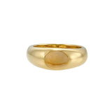 Vintage Tiffany & Co. 18KT Yellow Gold Cabochon Citrine Dome Ring