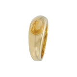 Vintage Tiffany & Co. 18KT Yellow Gold Cabochon Citrine Dome Ring