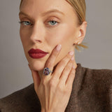 Vintage Art Deco Period 10KT Amethyst and Pearl Ring