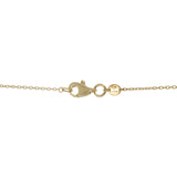 14KT Yellow Gold Multi-Color Gemstone Station Necklace