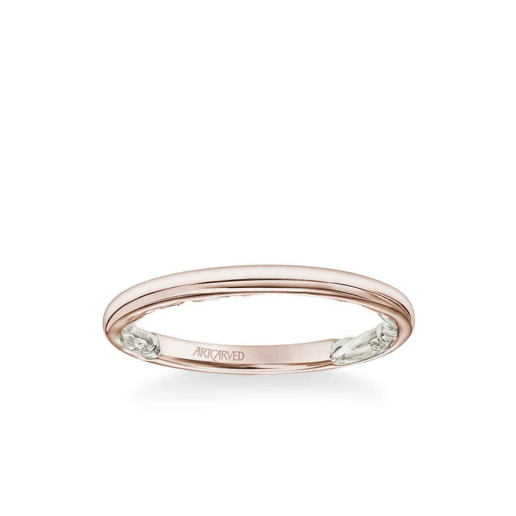 Tia Lyric Collection Classic Polished Wedding Band