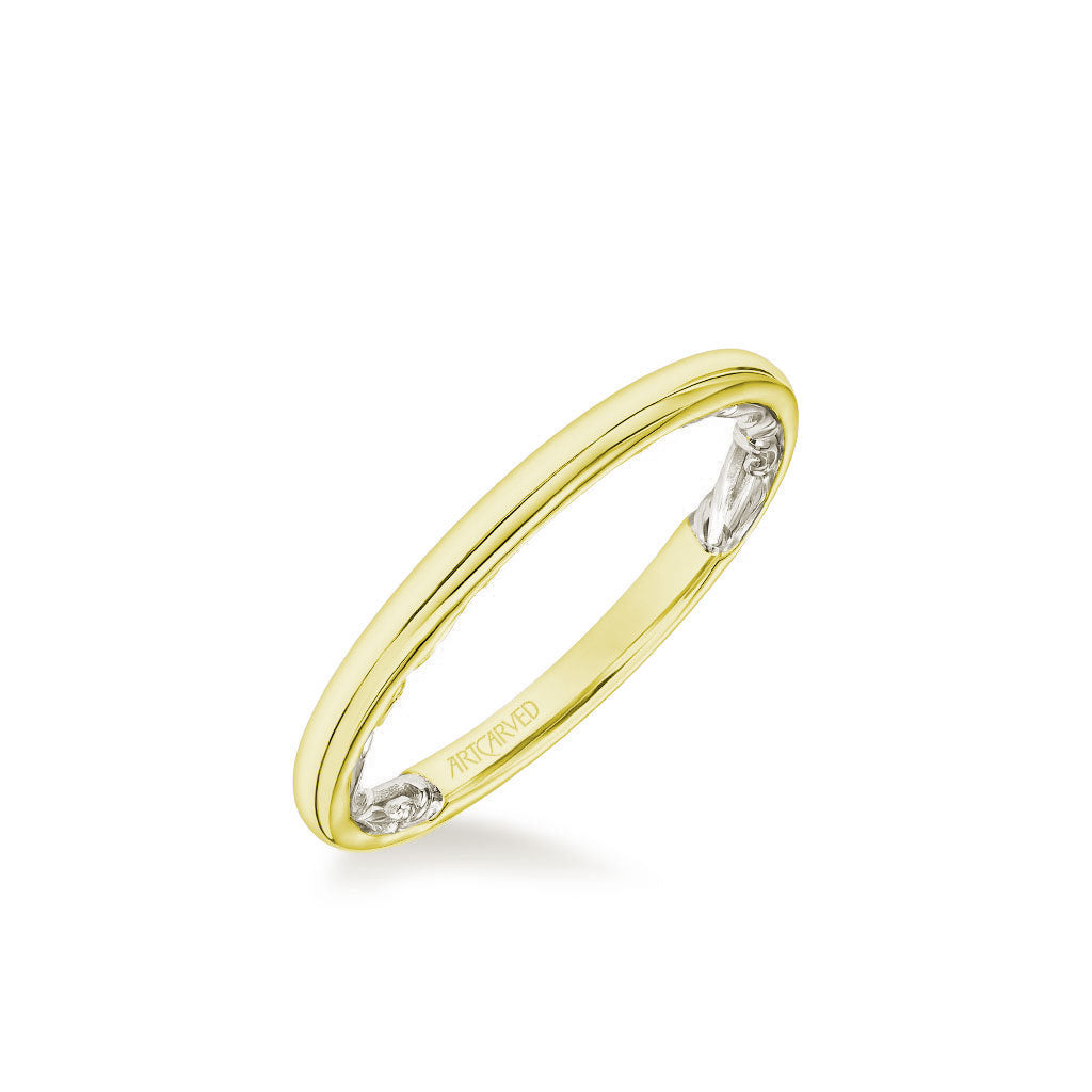 Beryl Lyric Collection Classic Polished Wedding Band