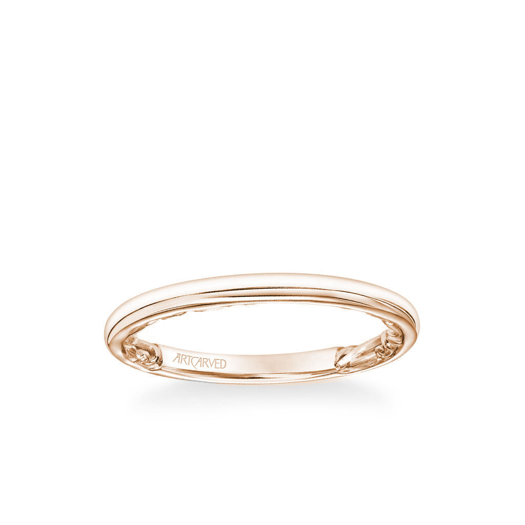 Beryl Lyric Collection Classic Polished Wedding Band