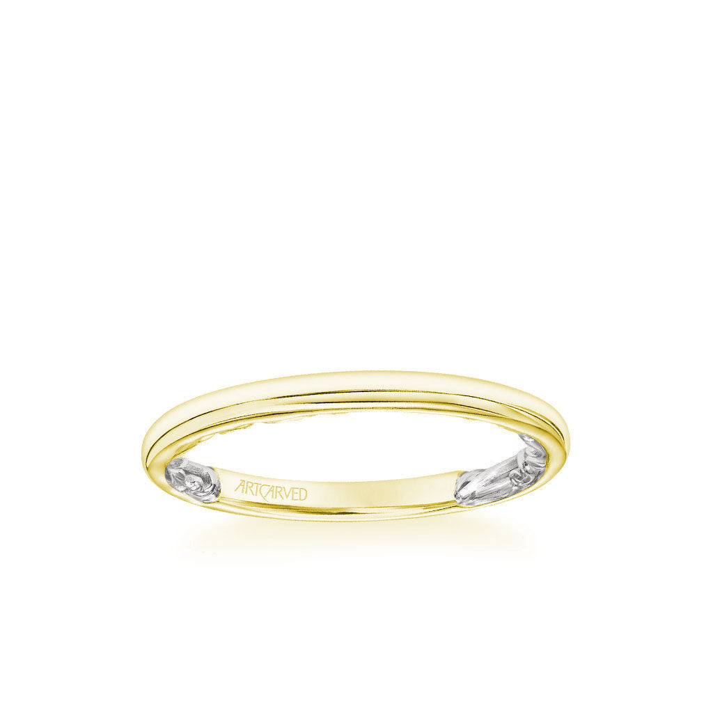 Beryl Lyric Collection Classic Polished Wedding Band