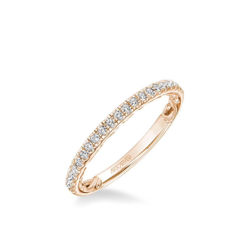 Brianne Lyric Collection Classic Diamond Wedding Band
