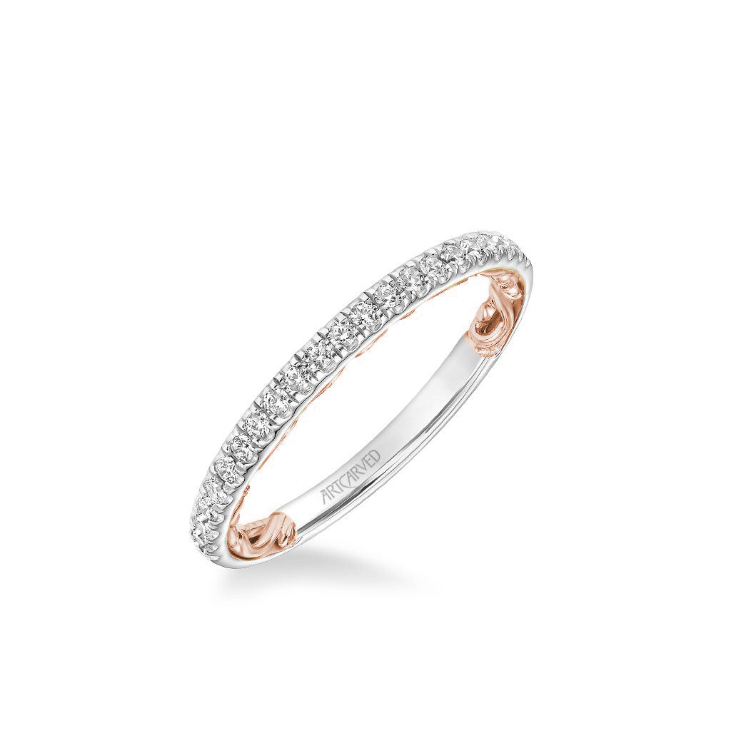 Brianne Lyric Collection Classic Diamond Wedding Band