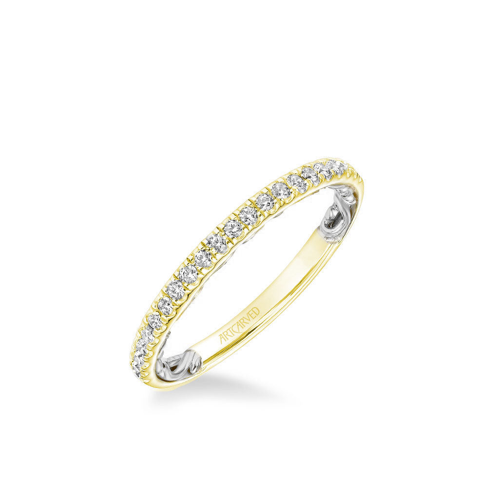 Brianne Lyric Collection Classic Diamond Wedding Band