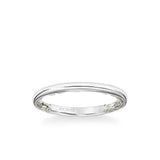 Aileen Lyric Collection Classic Polished Wedding Band