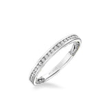 Christy Lyric Collection Classic Channel Set Diamond Wedding Band