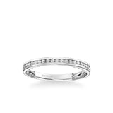 Christy Lyric Collection Classic Channel Set Diamond Wedding Band