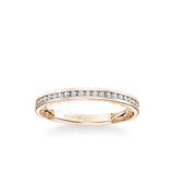Christy Lyric Collection Classic Channel Set Diamond Wedding Band