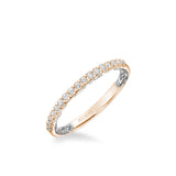 Theda Lyric Collection Classic Diamond Wedding Band