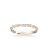 Theda Lyric Collection Classic Diamond Wedding Band