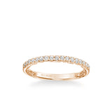 Theda Lyric Collection Classic Diamond Wedding Band