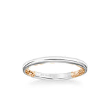 Courtney Lyric Collection Classic Polished Wedding Band