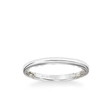 Courtney Lyric Collection Classic Polished Wedding Band