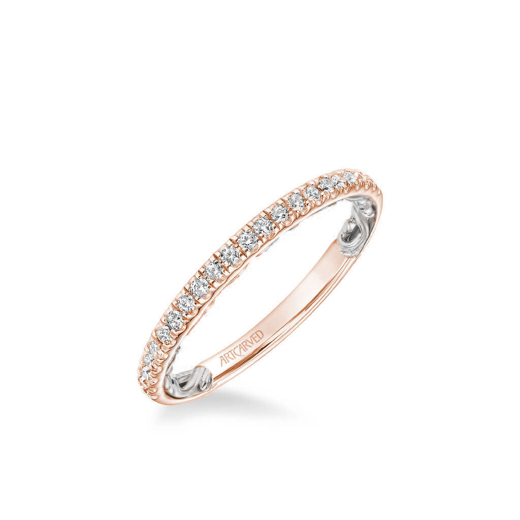 Cici Lyric Collection Classic Diamond Wedding Band