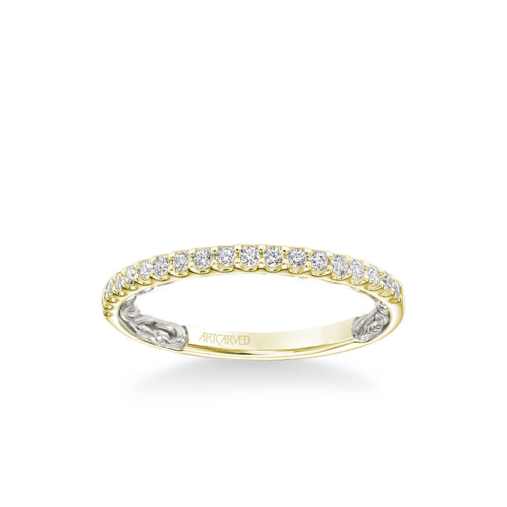 Delaney Lyric Collection Classic Diamond Wedding Band