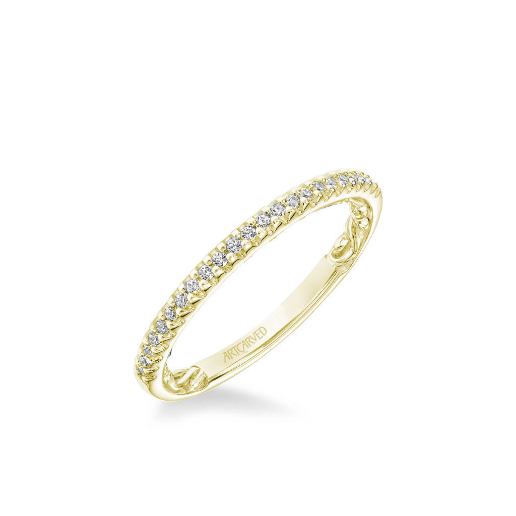 Haven Lyric Collection Classic Diamond Wedding Band