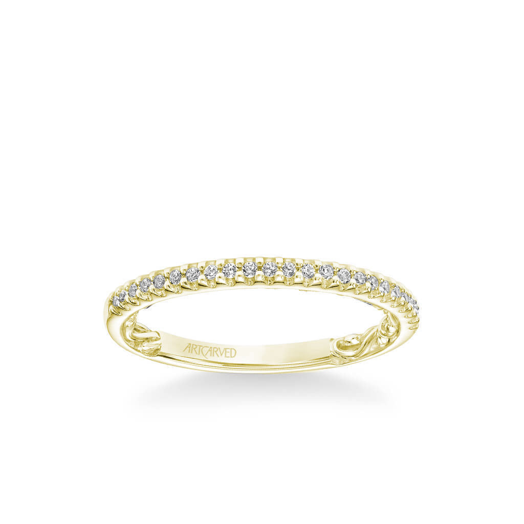 Haven Lyric Collection Classic Diamond Wedding Band