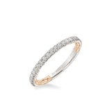 Mellie Lyric Collection Classic Diamond Wedding Band