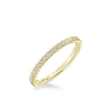Mellie Lyric Collection Classic Diamond Wedding Band