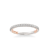 Mellie Lyric Collection Classic Diamond Wedding Band