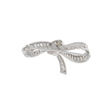 Platinum Estate Art Deco Period Diamond Bow Brooch