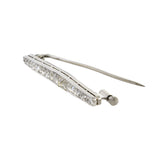 Victorian Era Platinum and Diamond Stick Pin