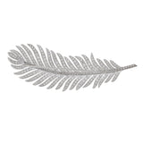 Platinum/18KT Yellow Gold Palm Leaf Diamond Brooch