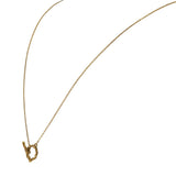 14KT Yellow Gold Twisted Toggle Lariat Necklace
