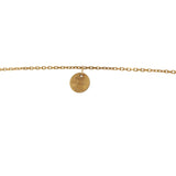14KT Yellow Gold Twisted Toggle Lariat Necklace