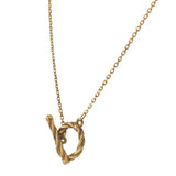 14KT Yellow Gold Twisted Toggle Lariat Necklace